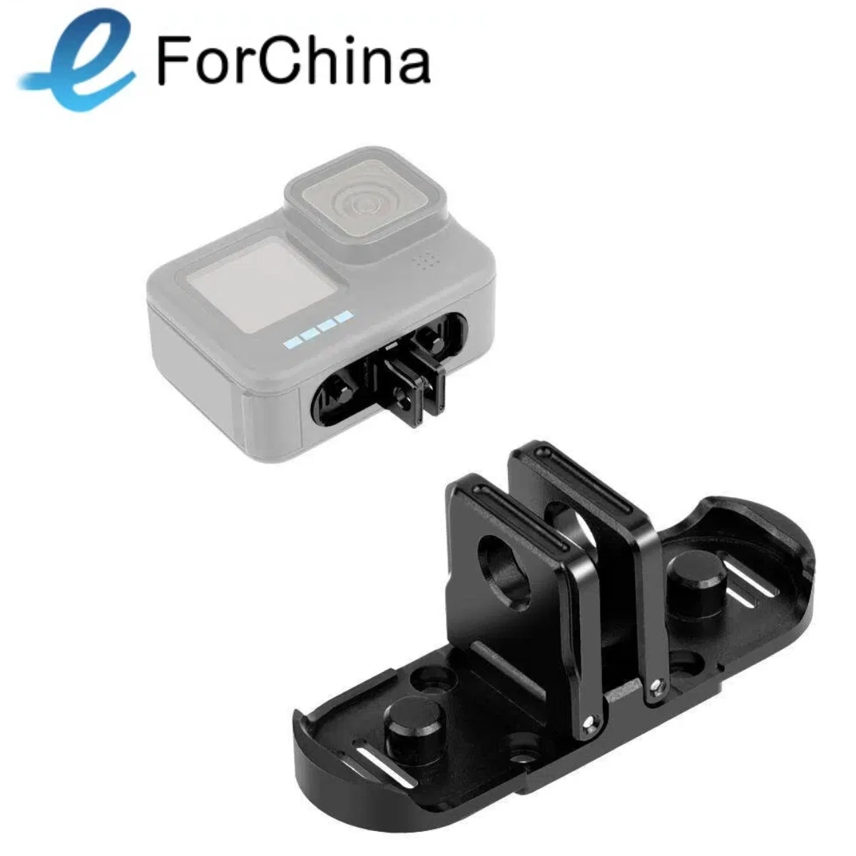 PULUZ Adaptador de base plegable magnética de liberación rápida para GoPro HERO 12 Black /11 Black /11 Black mini /10 9 8 Black / Max