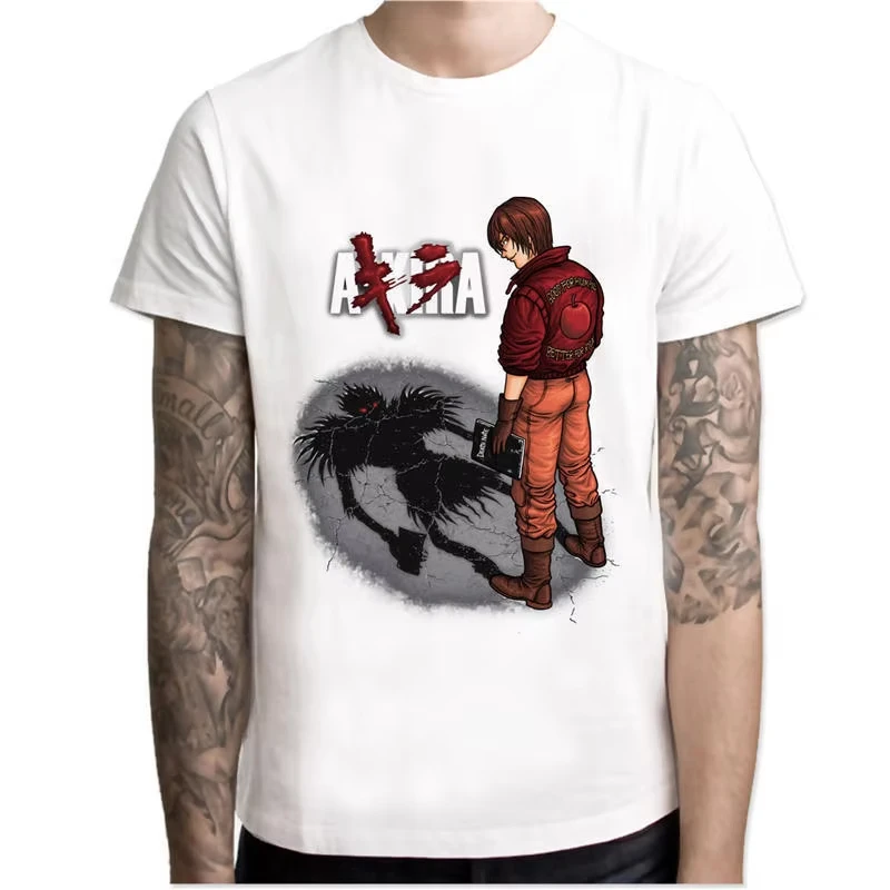 Akira Tetsuo Shima T Shirt Unisex Men Women Cotton Graphic Printed Short Sleeve Round Neck Red Cyberpunk Anime Tee 2026 Hot Sale