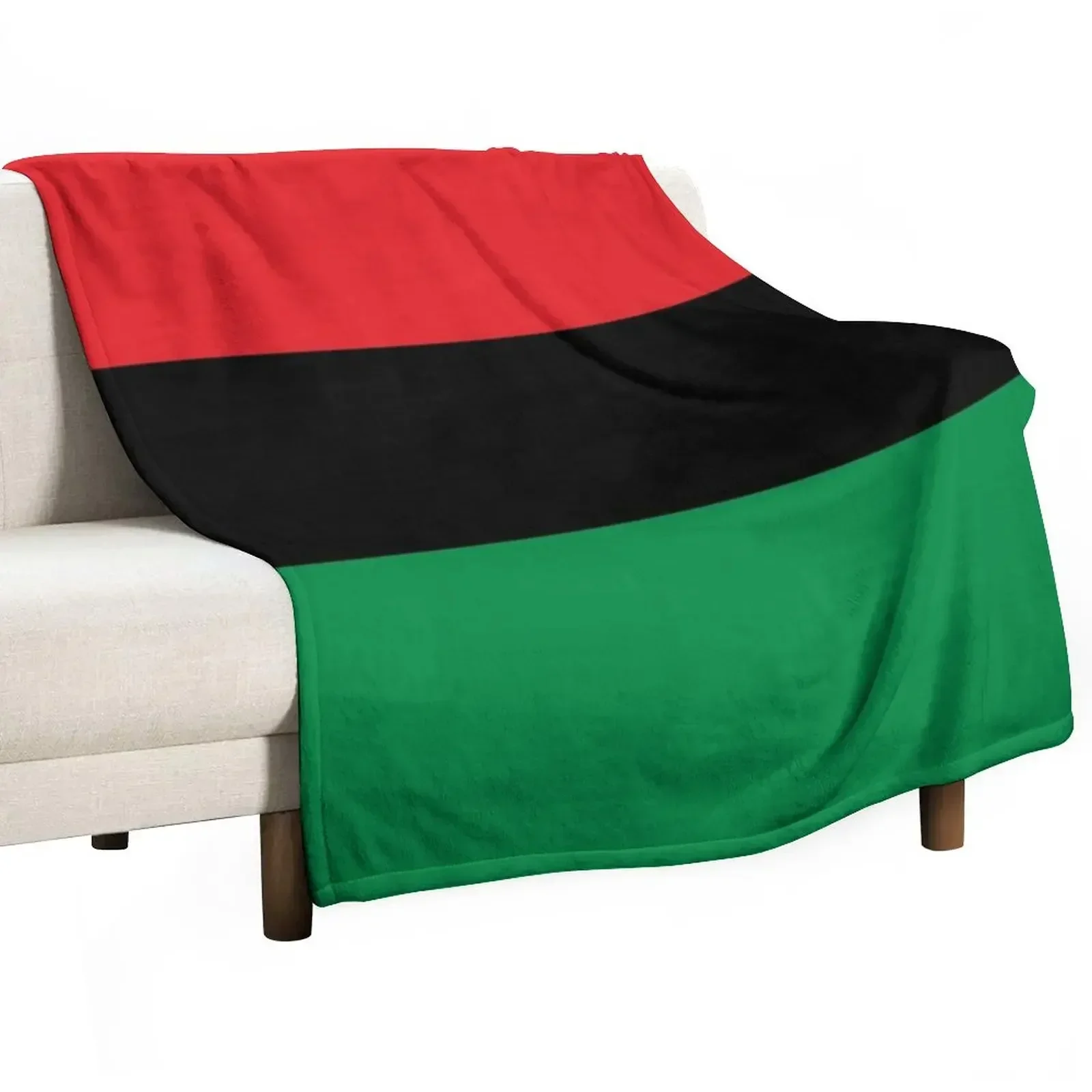 New Pan African Flag Duvet Cover Throw Blanket warm for winter Luxury Throw Polar Loose Blankets