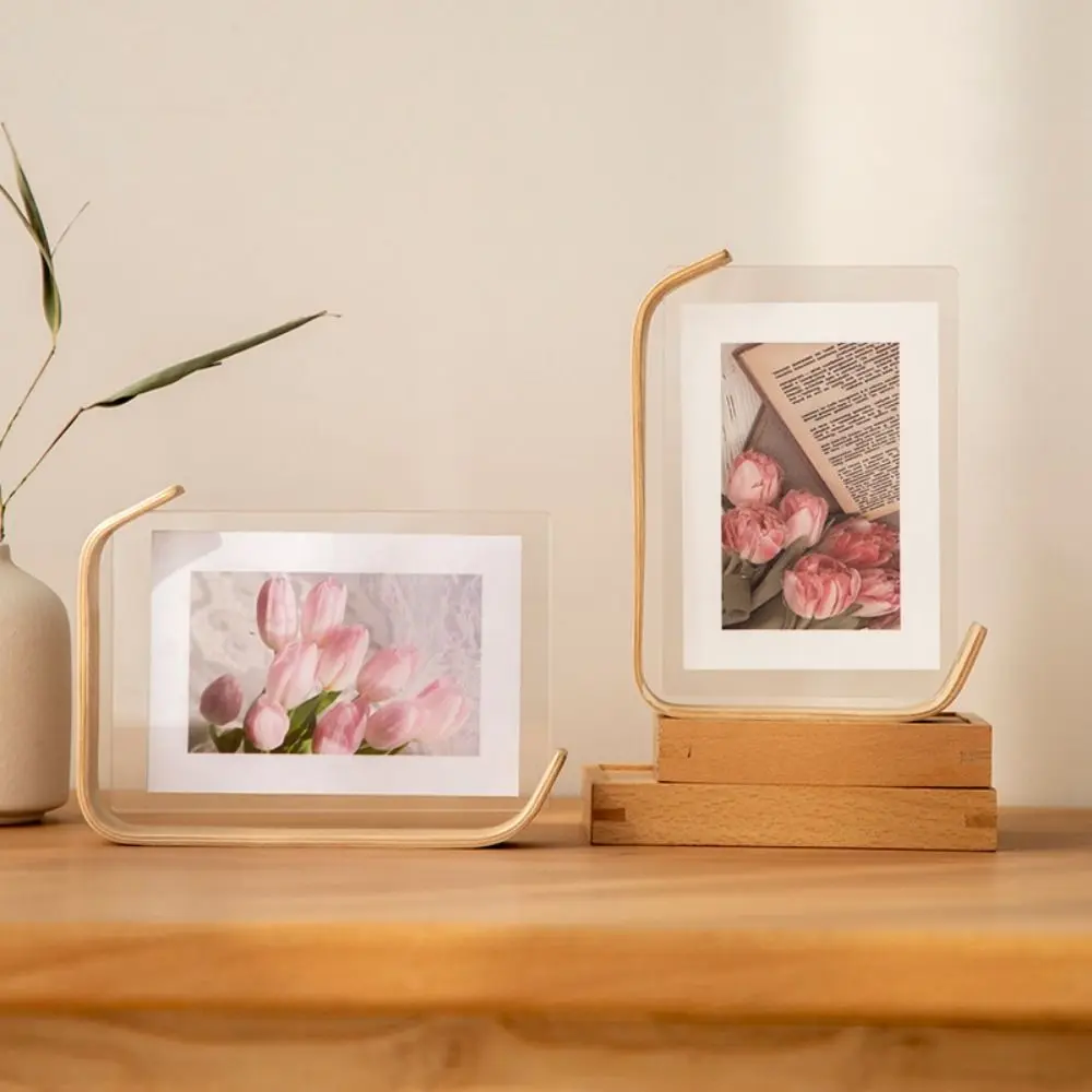 Creative DIY Double-side Photo Frame Exquisite Clear Acrylic Photo Frame Unique Picture Display Frame