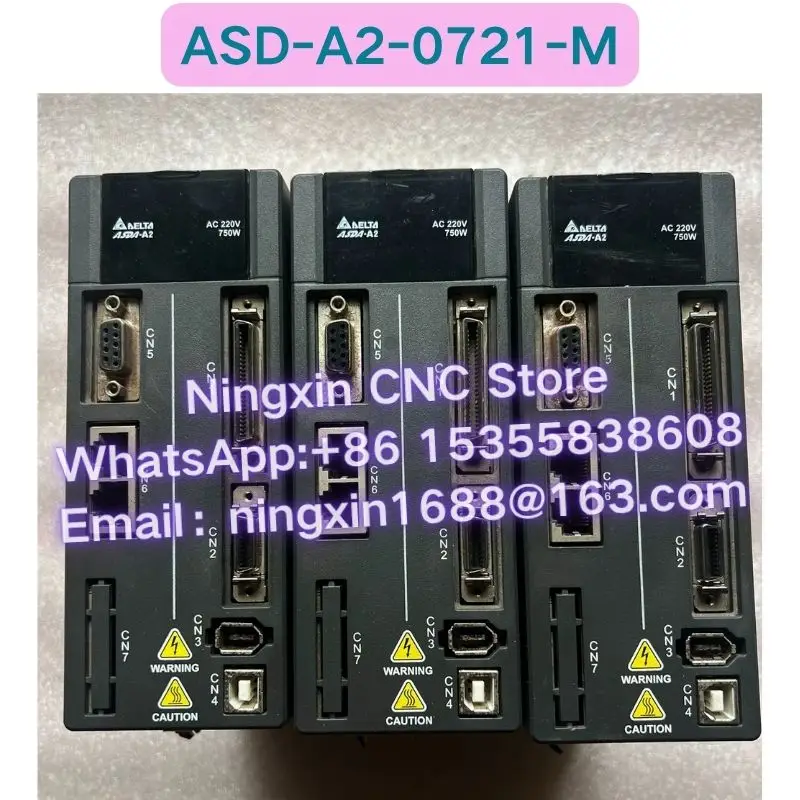 Used ASD-A2-0721-M servo drive Functional test OK Fast delivery