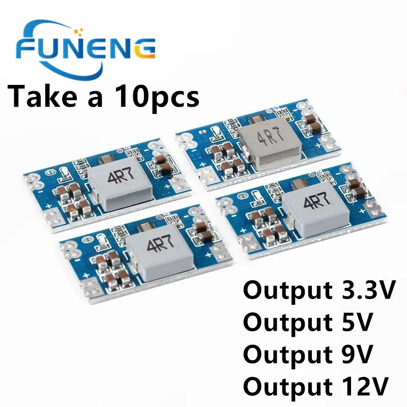 전압 조정기 벅 안정화 전원 공급 장치 모듈, 고효율 출력 3.3V 5V 9V 12V 5A mini560 스텝 다운 DC-DC 컨버터