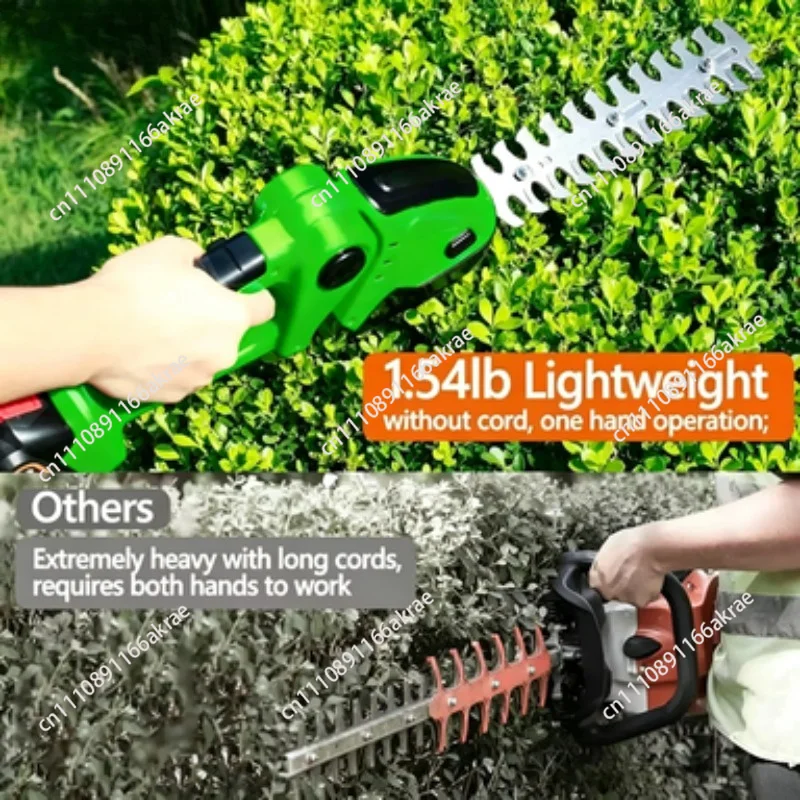 for 24V Electric Cordless Brush Cutter Grass Hedge Trimmer Handheld Lawn Mower Pruning Shears