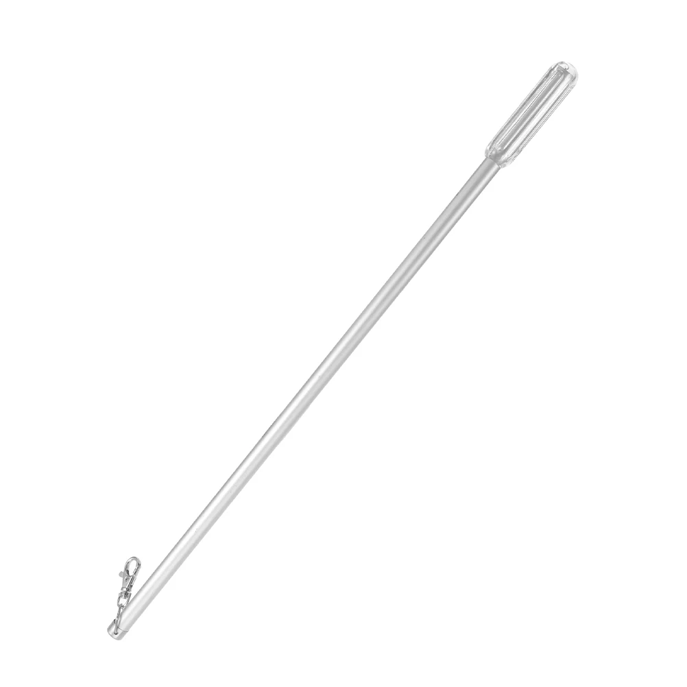 

Curtain Pole Handle Rod for Curtains Bracket Pull Rods Puller Silver Drapery Wands