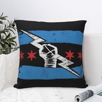 CM Punk WWE Pillowcase Polyester Cushion Comfort Throw Pillow Sofa Decorative Cushions Used for Home Bedroom Living Room