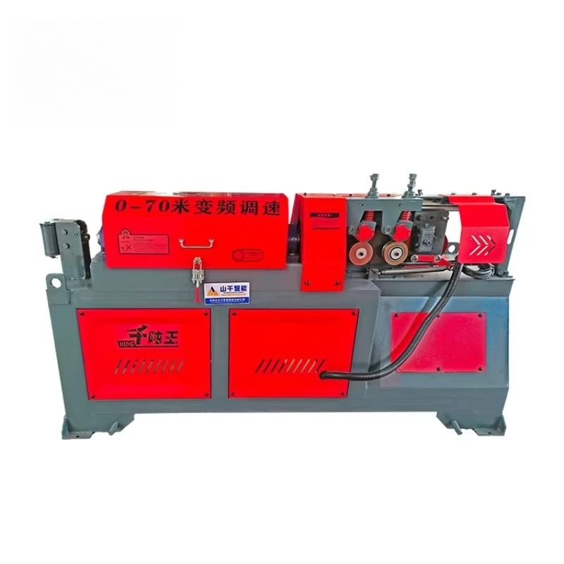 حار بيع عالية الجودة سعر المصنع شريط الصلب حديد التسليح استقامة وآلة الانحناء والقطع آلة استقامة حديد التسليح