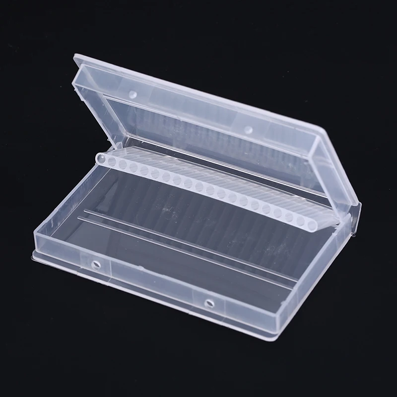 20hole nail drill bits box plastic display stand container for 3/32
