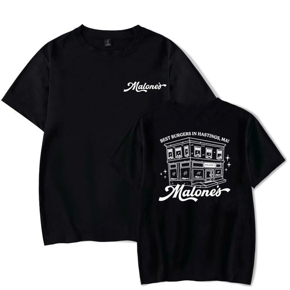 Malone's Bar Off Campus Two-sided Women T-shirt Briar U Hockey Romance Tee Retro Bookish Shirts Unisex Short Sleeves Casual Top