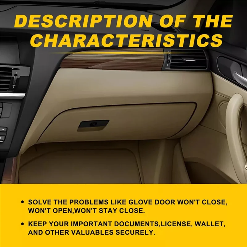 غطاء باب صندوق القفازات الأمامي للسيارة باللون البيج 51169242087 لسيارة BMW X3 F25 2011-2017