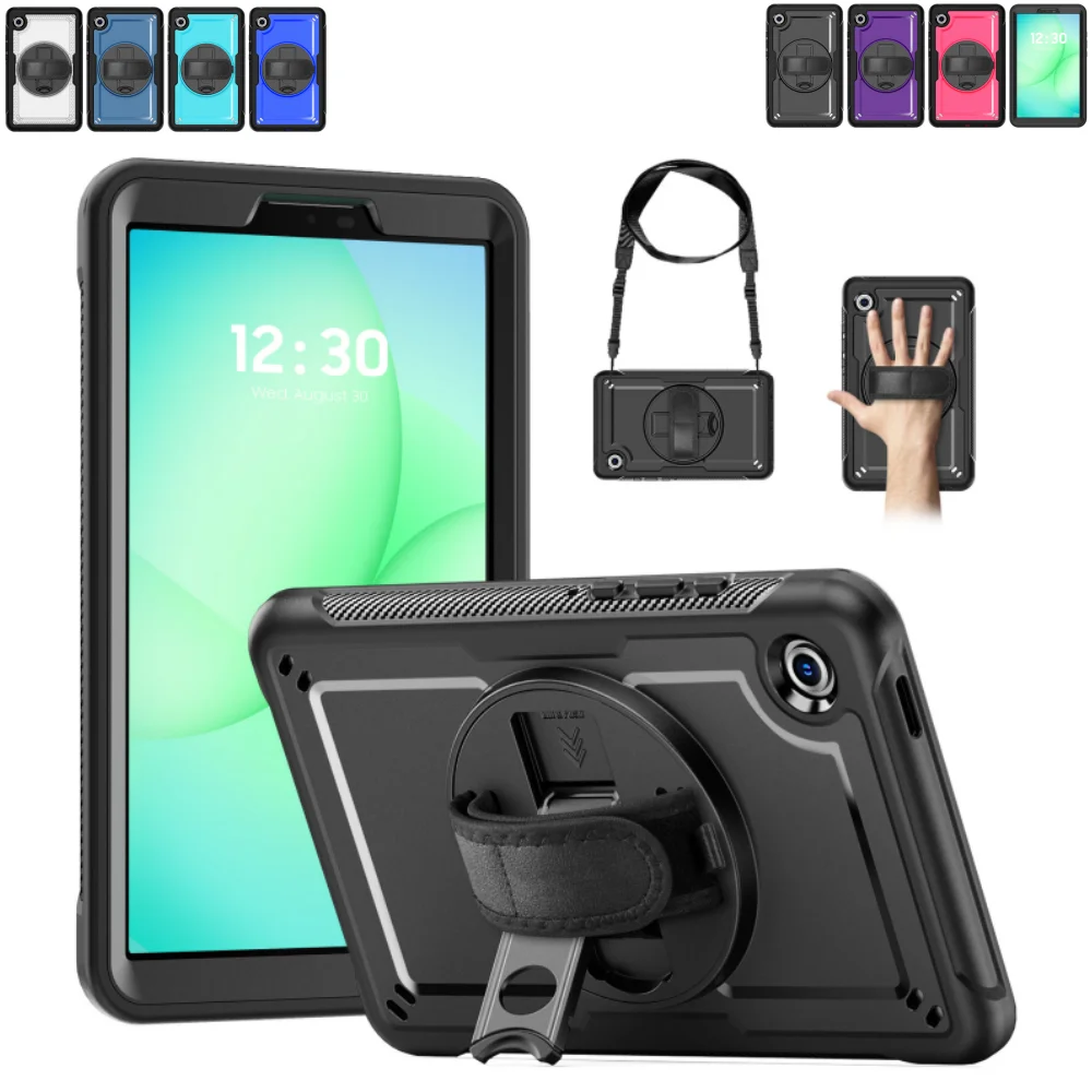 

Сверхмощный чехол для Samsung Galaxy Tab A11 Plus 11 дюймов SM-X230 A9 Plus 11 дюймов SM-X210 SM-X216B Чехол для планшета с плечевым ремнем