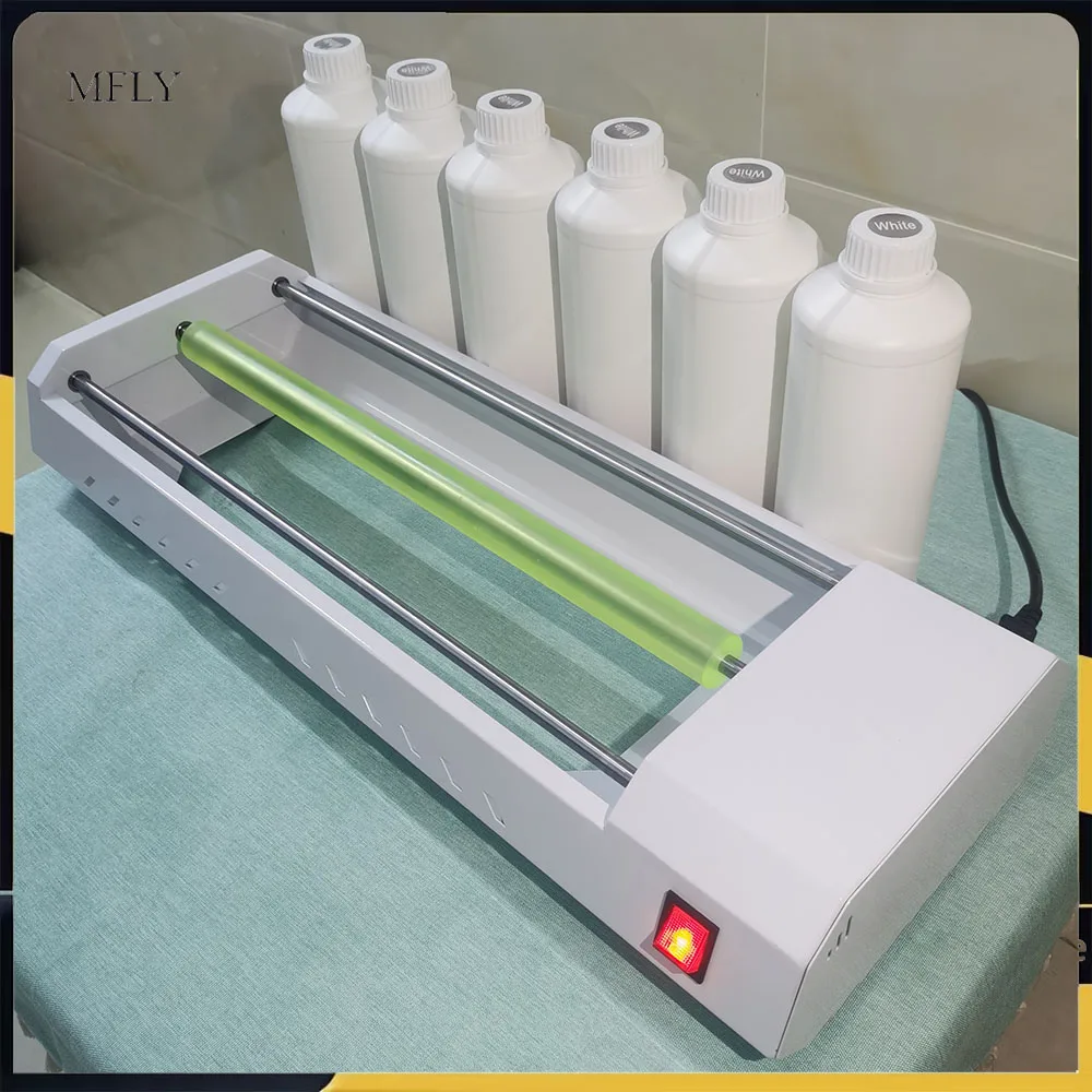 White Ink Rotator Shaker Avoid Precipitation Rolling Machine Roller Device Shaking Rotation Direct To Film Ink Preparation