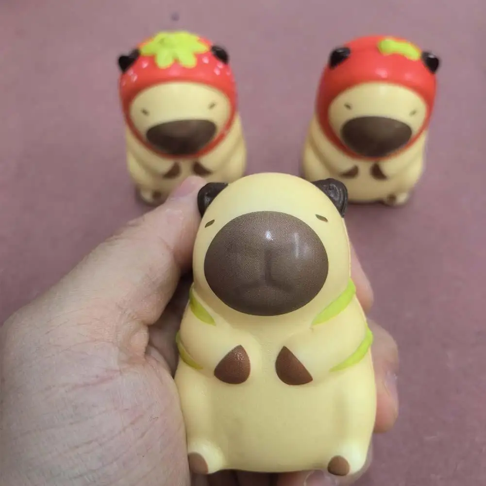 Cute Capybara Squishy Toy Kapibara Antistress Stress Relief Adult Kid Kawaii Pu Slow Rebound Squeeze Toys for Friends Kids