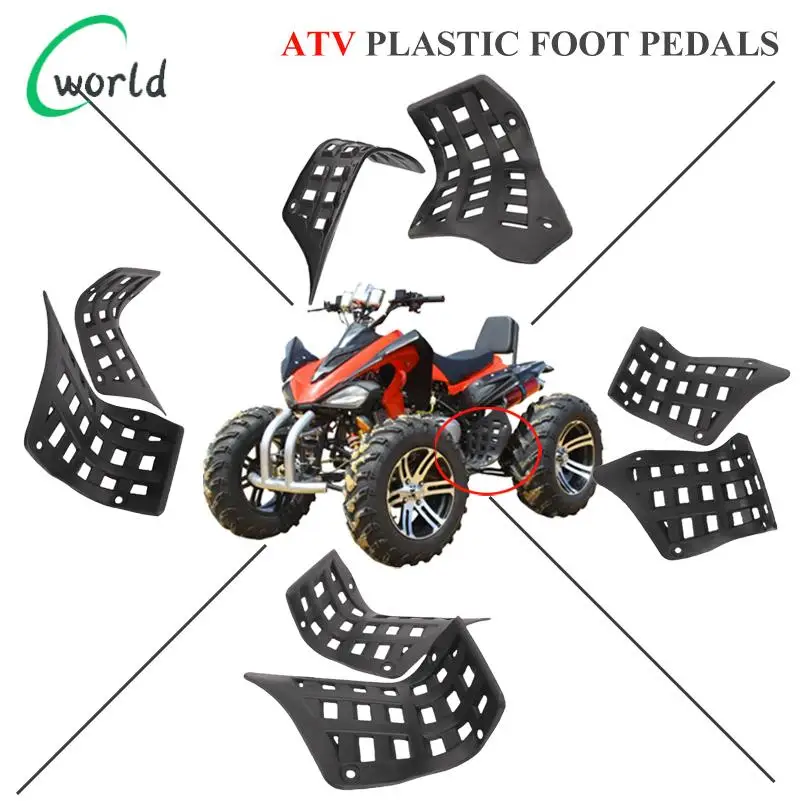

ATV, inverted three-wheel plastic left and right pedals, used for the Big Mars Jinling 250 pedal baffle