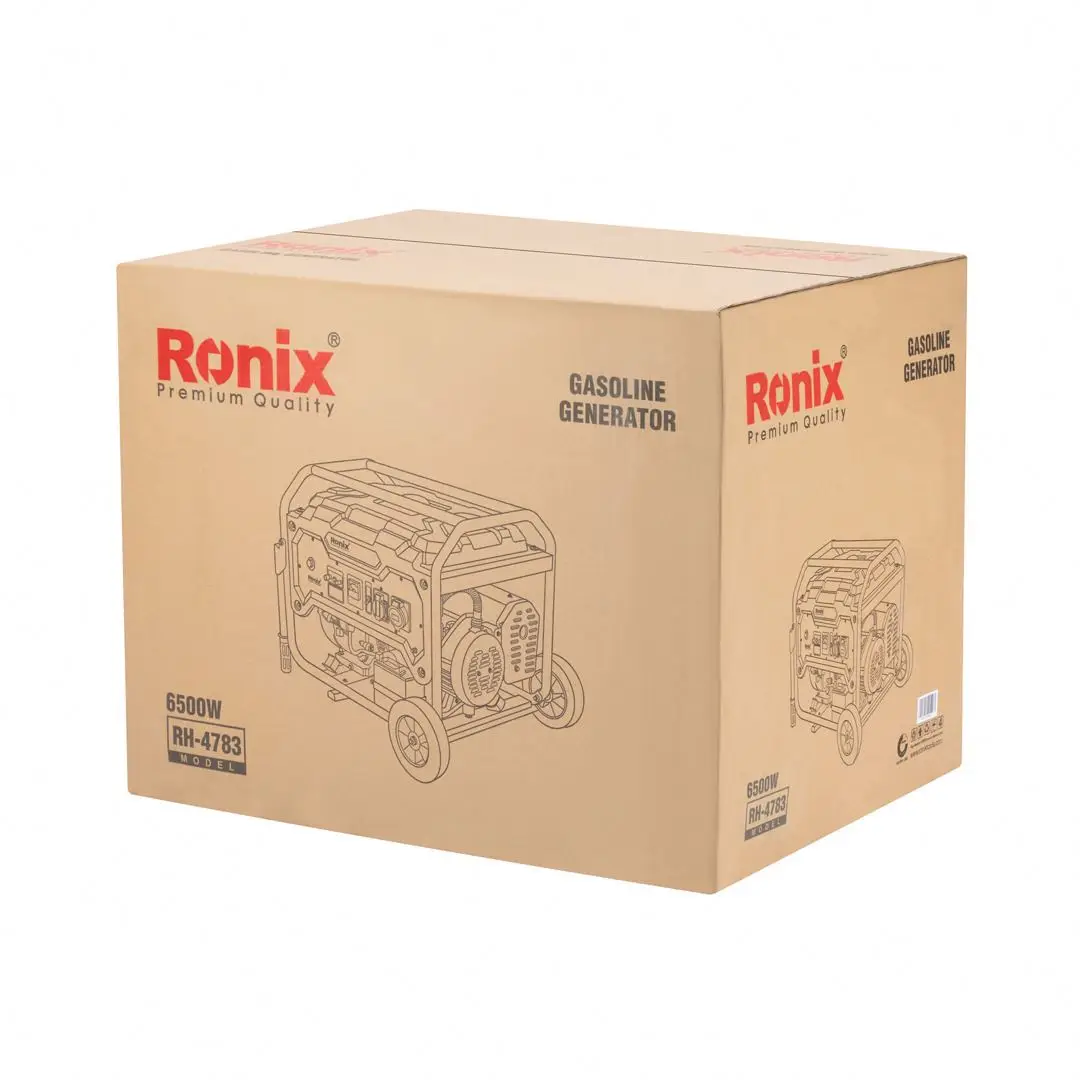 Ronix RH-4784 7500W 420cc Gasoline Generator Pure Sine Wave DC 12VCar Outlets Quick Solar Gasoline Generator