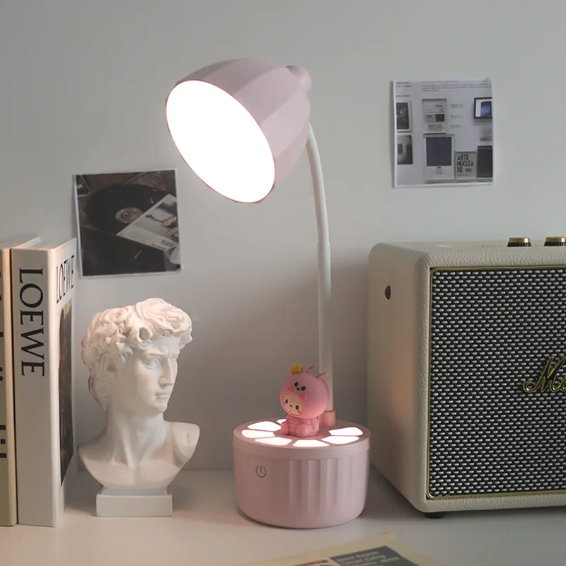 LED Eye Protection Learning Table Light Creative Bedroom Bedside Light Student Dedicated USB Charging Reading Light