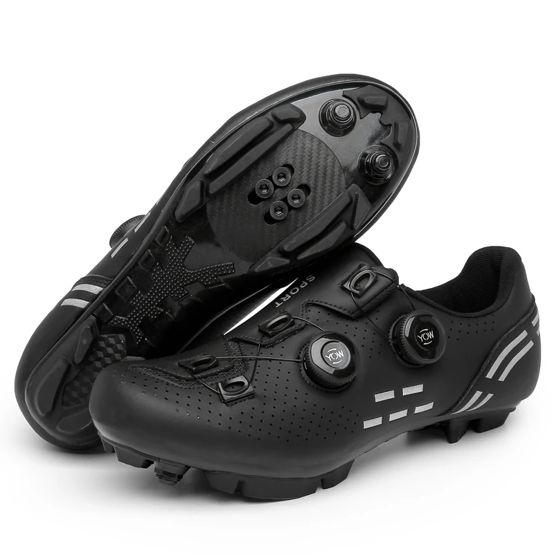 Cycling Sneaker MTB Men Sports Dirt Bike Shoes SPD Pedal Mountain Bicycle Footwear Speed Racing Man Flat Off Road Cycling Shoes