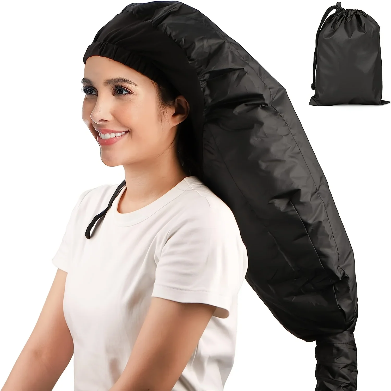 

1 Lazy Hair Care Deep Conditioning Dry Hair Cap, All-in-One Hair Dryer Full-Coverage Constant Temperature Hair Nourishing Cap