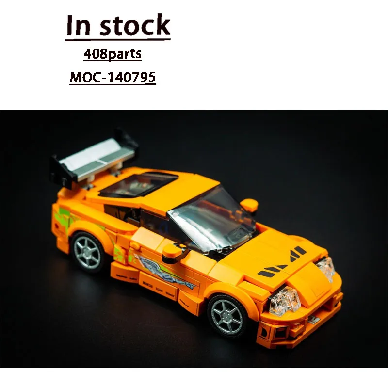 

MOC-140795 New Mk4 City Sports Car Building Block Model 408 Parts MOC Creative Boy's Children's Birthday Block Toy Gift