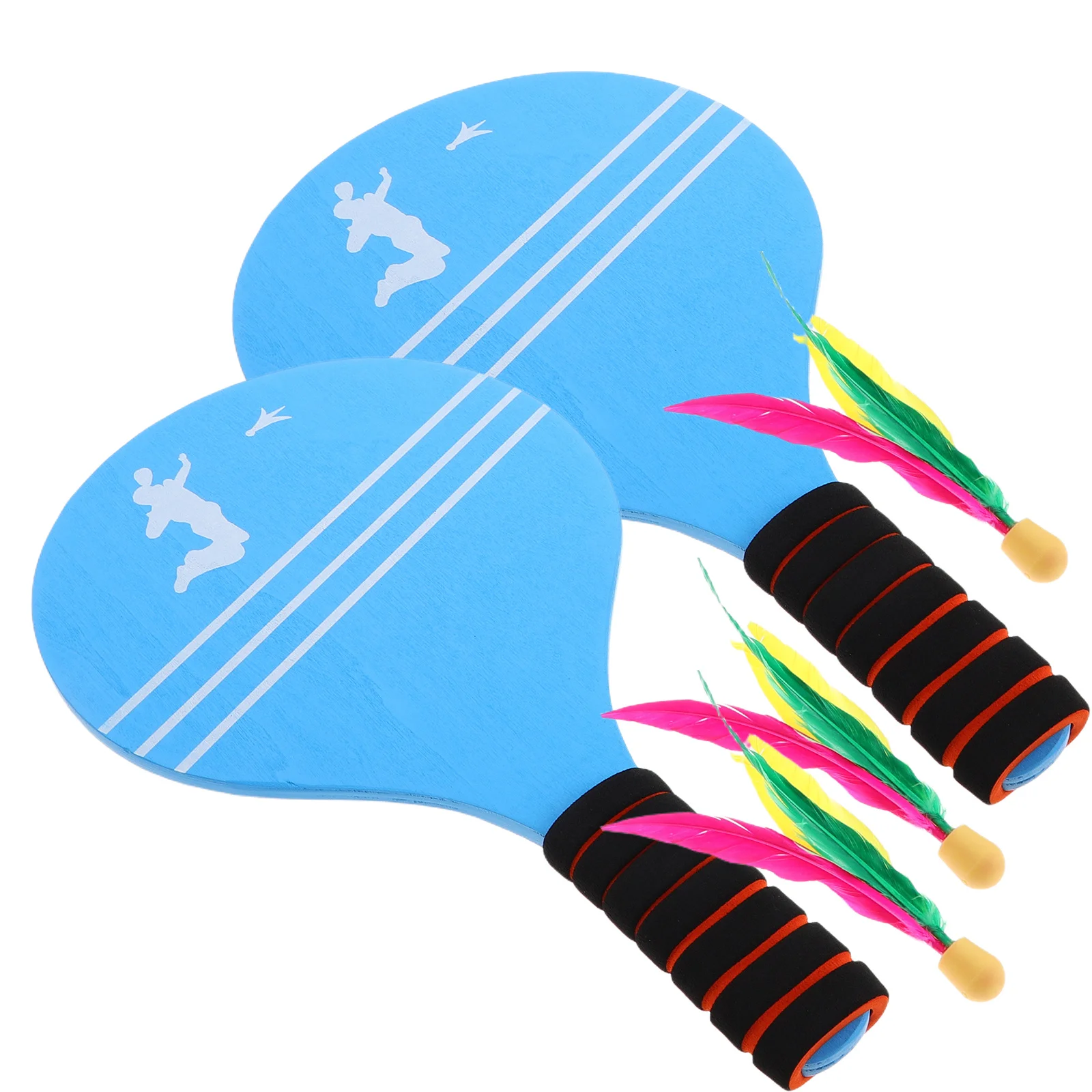 

1Set 's Badminton Kit Lightweight Strong Rackets Set for Indoor Outdoor Play Develops Coordination Motor Skills Active