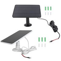 Solar Panel 10W 5V Charging Panel Doorbell Surveillance Camera Security Surveillance For Google Nest For Doorbell 2K Camera