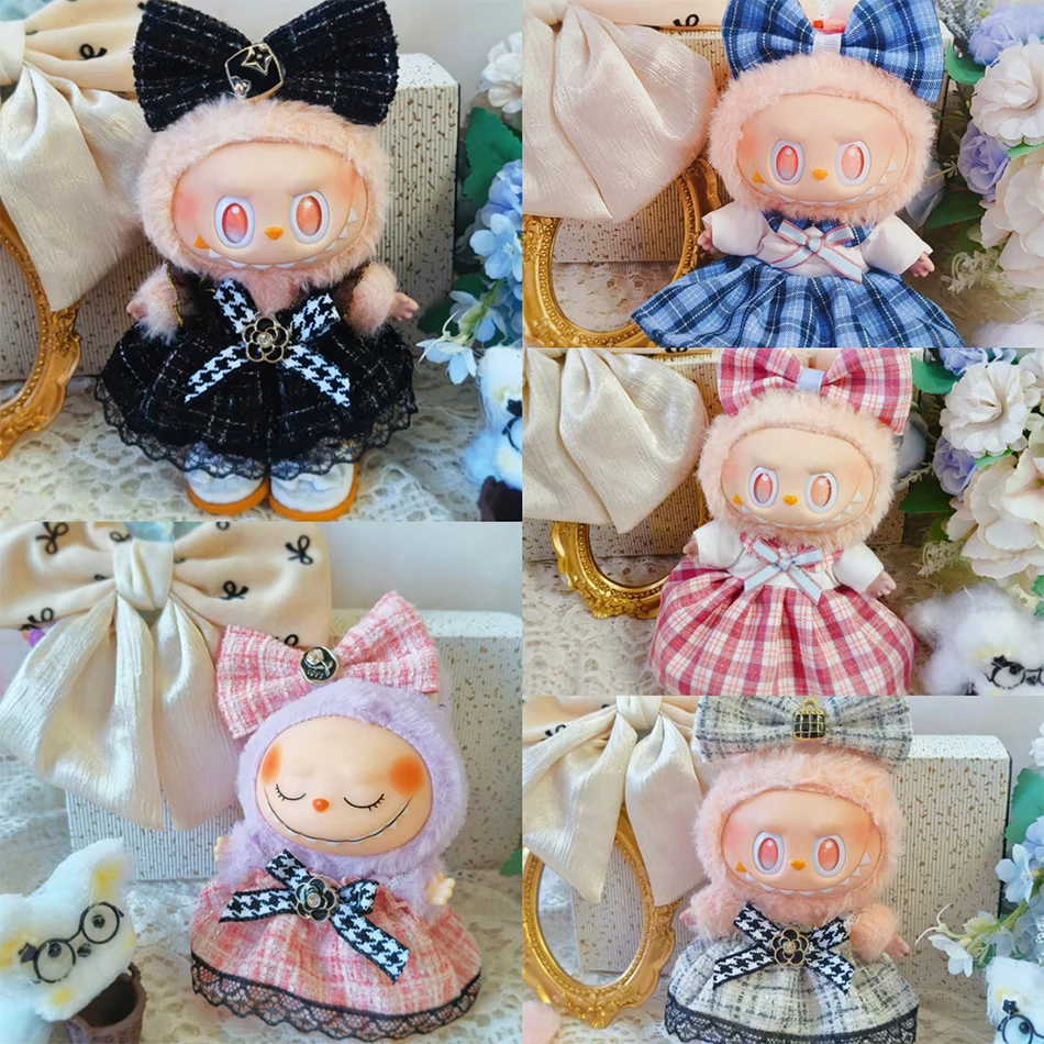 

Super Beautiful v2 Labubu Doll Clothes Pendant Labubu Cloak xiaoxiang Style Collection Sitting Party Clothes Only Clothes