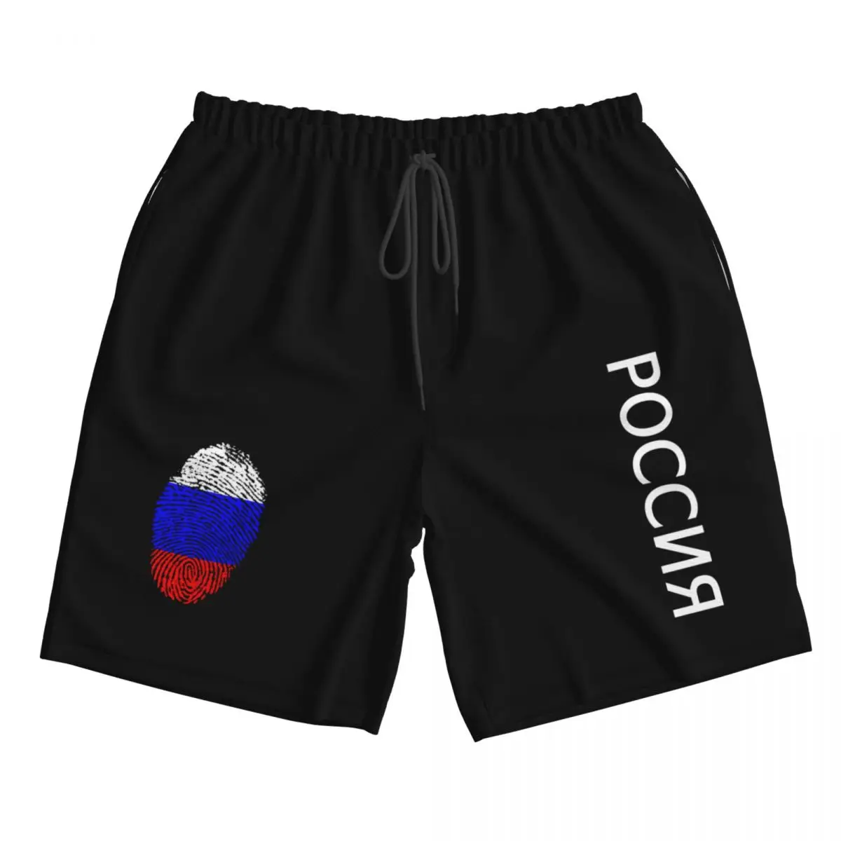 2022 Men\'s Russia Flag RUS RU Beach Shorts Quick Dry Material Fitness Shorts Summer Casual Sports Mens Beachwear Swimsuit