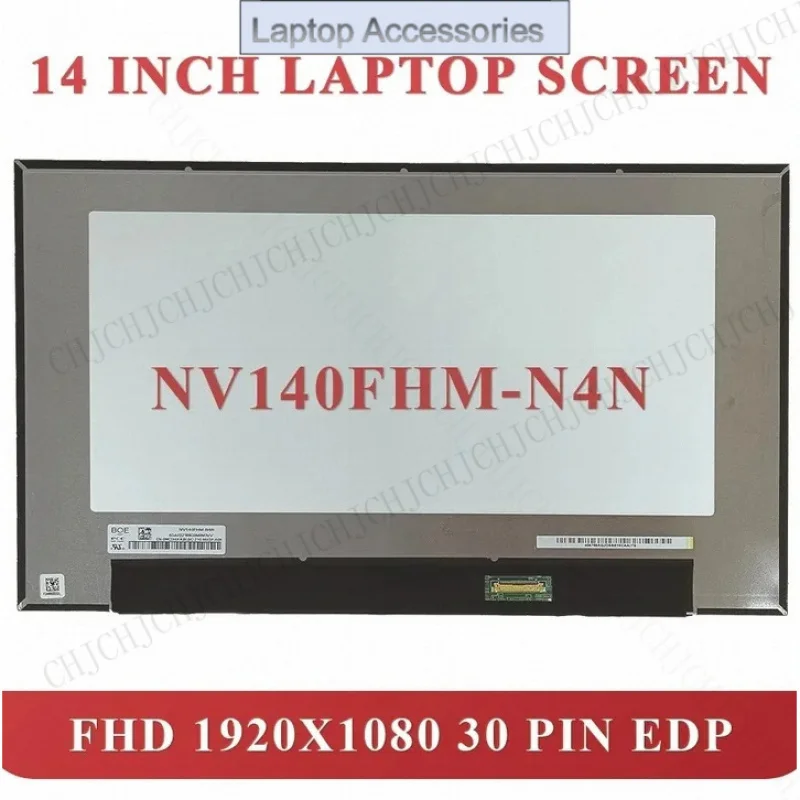 

F ЖК-экран для ноутбука Dell Latitude 5420 5421 NV140FHM-N4N ЖК-панель 30 контактов 1920x1080 Сменный ЖК-экран FHD 0WCDHX