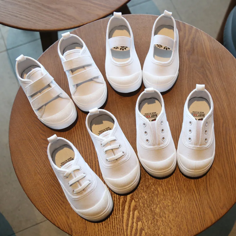 Tennis Child Sneaker Boy/gril 2023Spring New Cute Casual Kid Shoe Korean Unisex Shoe Versatile Canvas Shoe Kid Flat Casual Shoe