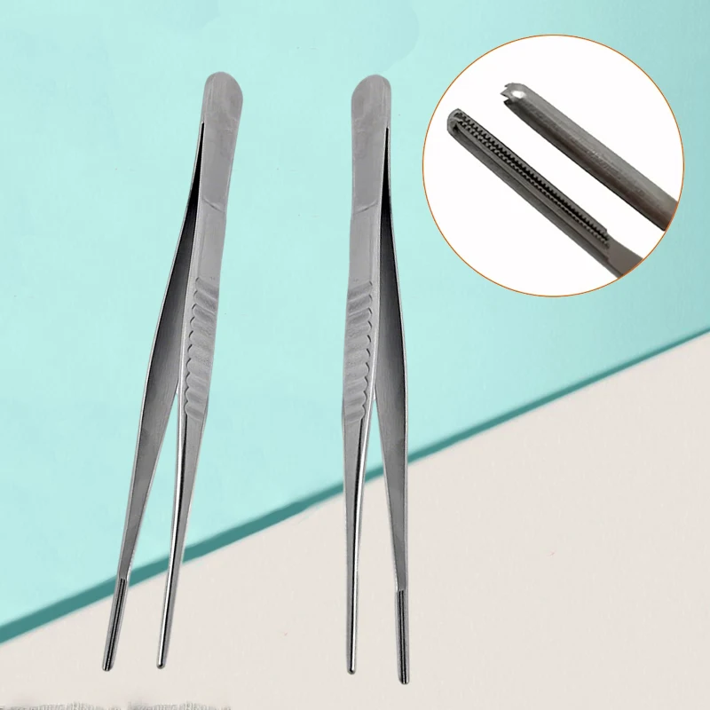 

2pcs Autoclavable Debakey Forceps Atraumatic Tissue Forceps for Precise Vascular Surgery Procedures