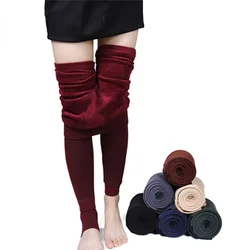 Winter Thermal Lambwool Leggings Women Thicken Fleece Lined Stretchy Leggins Warm Hight Waist Skinny Fitness Soft Joggers Tights