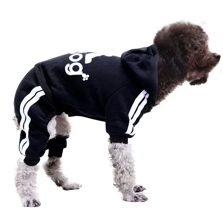 New Dog clothes Jumpsuit Rompers Four Legged Hoodies Button up Pet Clothes Pet Supplies Cat Clothes Autumn Winter 2024