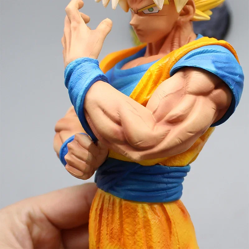 Seven Dragon Balls Gk Aftershock Wukong Beijita Super Saiya Animation Anime Handmade Model Decoration Animation Peripheral Handm