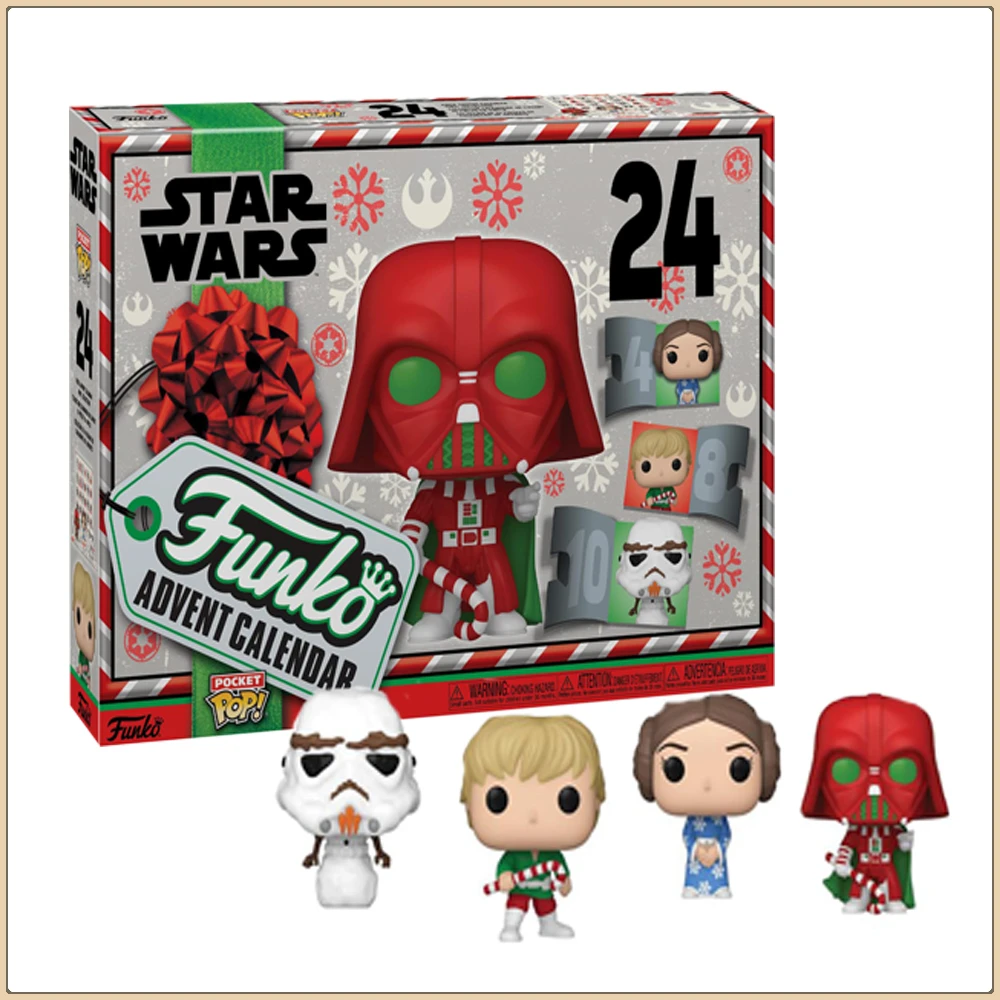 Funko Pop Star Wars Blind Box Advent Countdown Calendar 24 Days Model Doll Action Toy Figures Children Christmas Surprise Gift