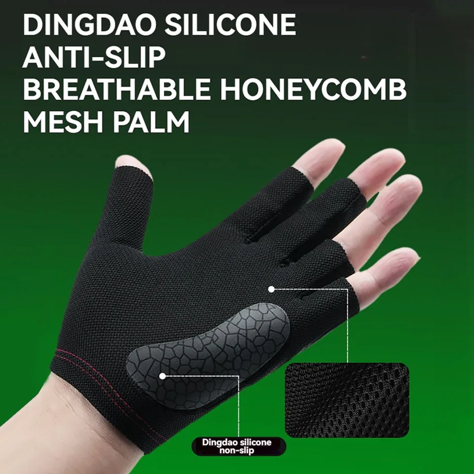 GTUBIKE profesjonalne rękawice bilardowe 1 szt lewa ręka pojedyncze antypoślizgowe odporne na zużycie oddychające rękawice sportowe dla kobiet mężczyzn