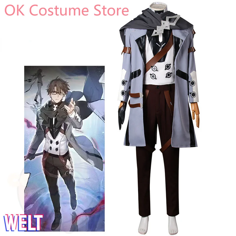 Game Honkai Star Rail Welt Cosplay Costume Game Star Rail Cos In The Name of The World Welt Yang Costume