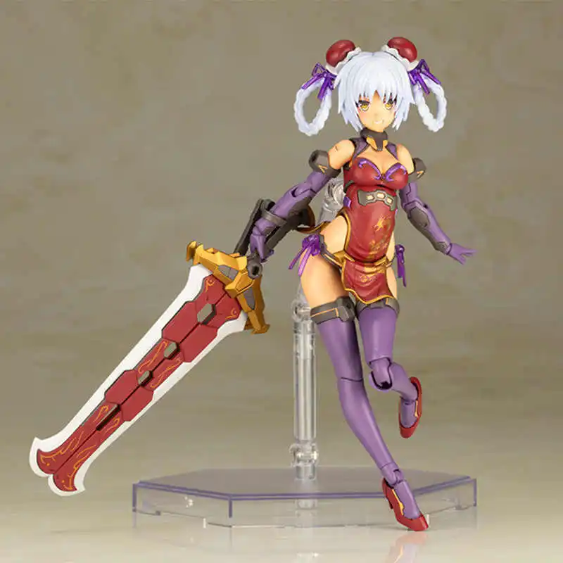 

Kotobukiya Original Frame Arms Girl Stylet Wilber Nine Hresvelgr=Rufus Qipao Ver. Anime Action Figure Assembly Model Toys