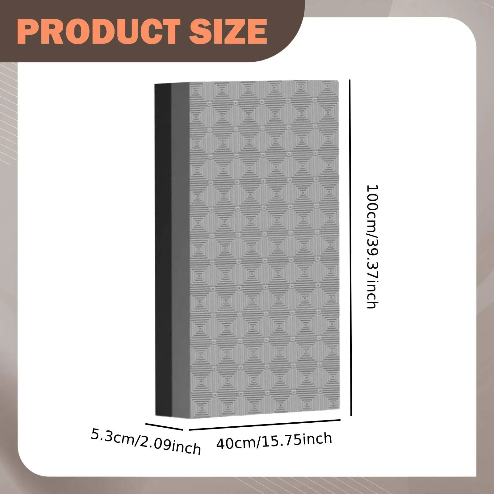 Anti Vibration Pad Shock Absorbing Sound Isolation Pad Nonslip Cushion PVC Material Reduces Noise Suitable for Air