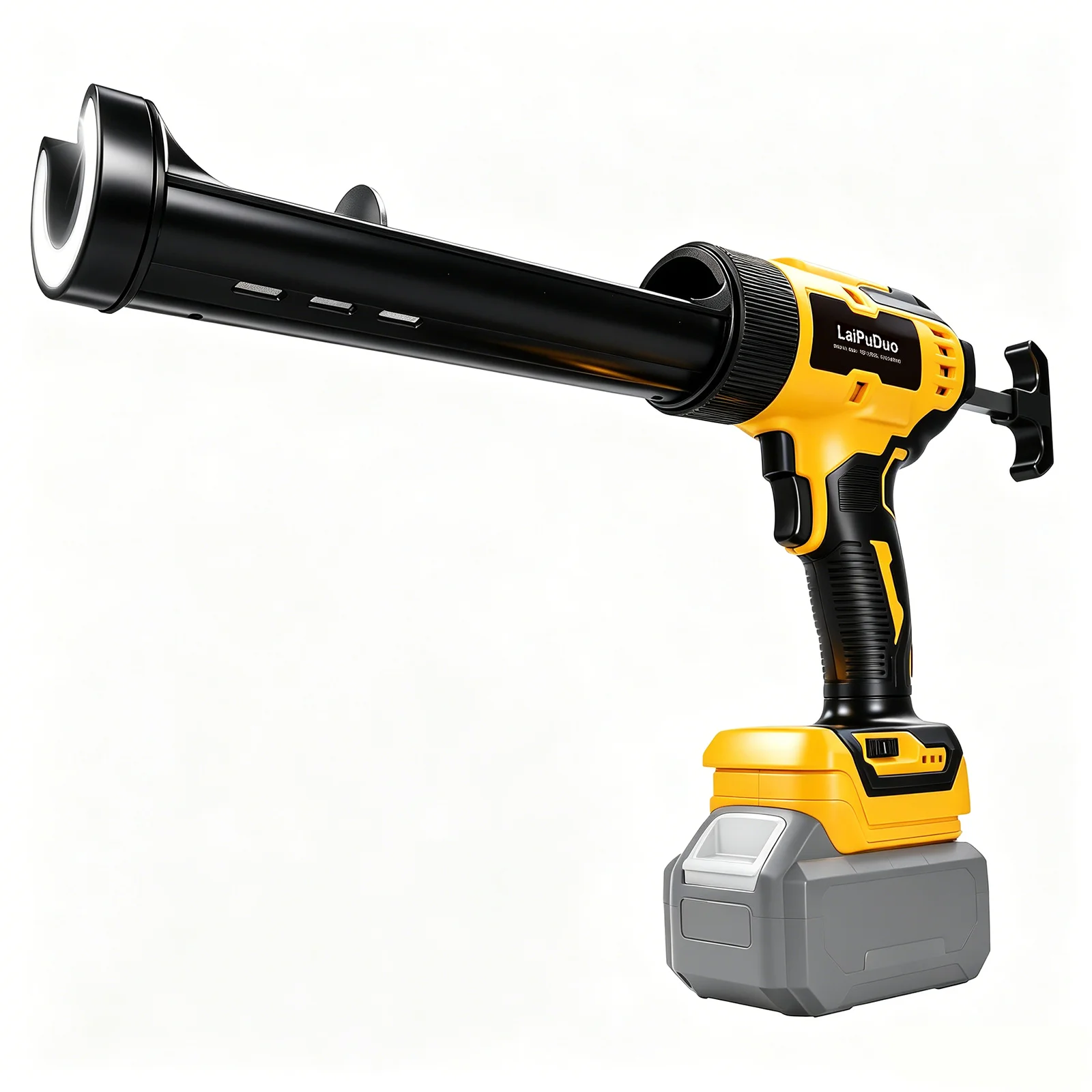 Akku-Kartuschenpistole, 10 Unzen/300 ml, elektrische Silikonpistole, 6 Geschwindigkeiten, Glasklebepistole, Füllung, Dichtung, Elektrowerkzeug für Dewalt 20 V Akku