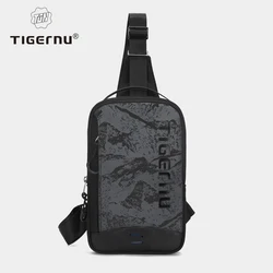Tigernu Chestbag For Men 9.7inch Ipad Bags Casual Shoulder Bag Male Crossbody Bag Sling Bag For Boy Mini Bolsa Escolar Chest Bag