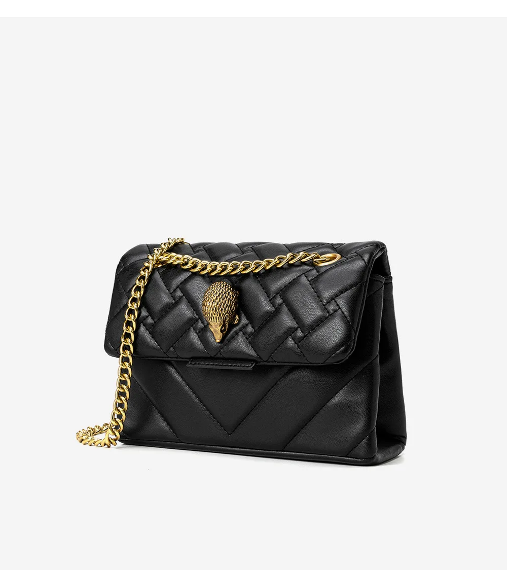 2026 neue modische Ketten-Igel-Umhängetasche für Damen, kleine Tasche, Umschlagtasche, Schultertasche, Crossbody-Tasche – Detail 13