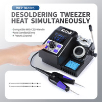 WEP Desoldering Station Fast Heating Precision Tweezers Rework Iron Kit 110V-240V For Phone Watch Repair Motherboard DIY Deign