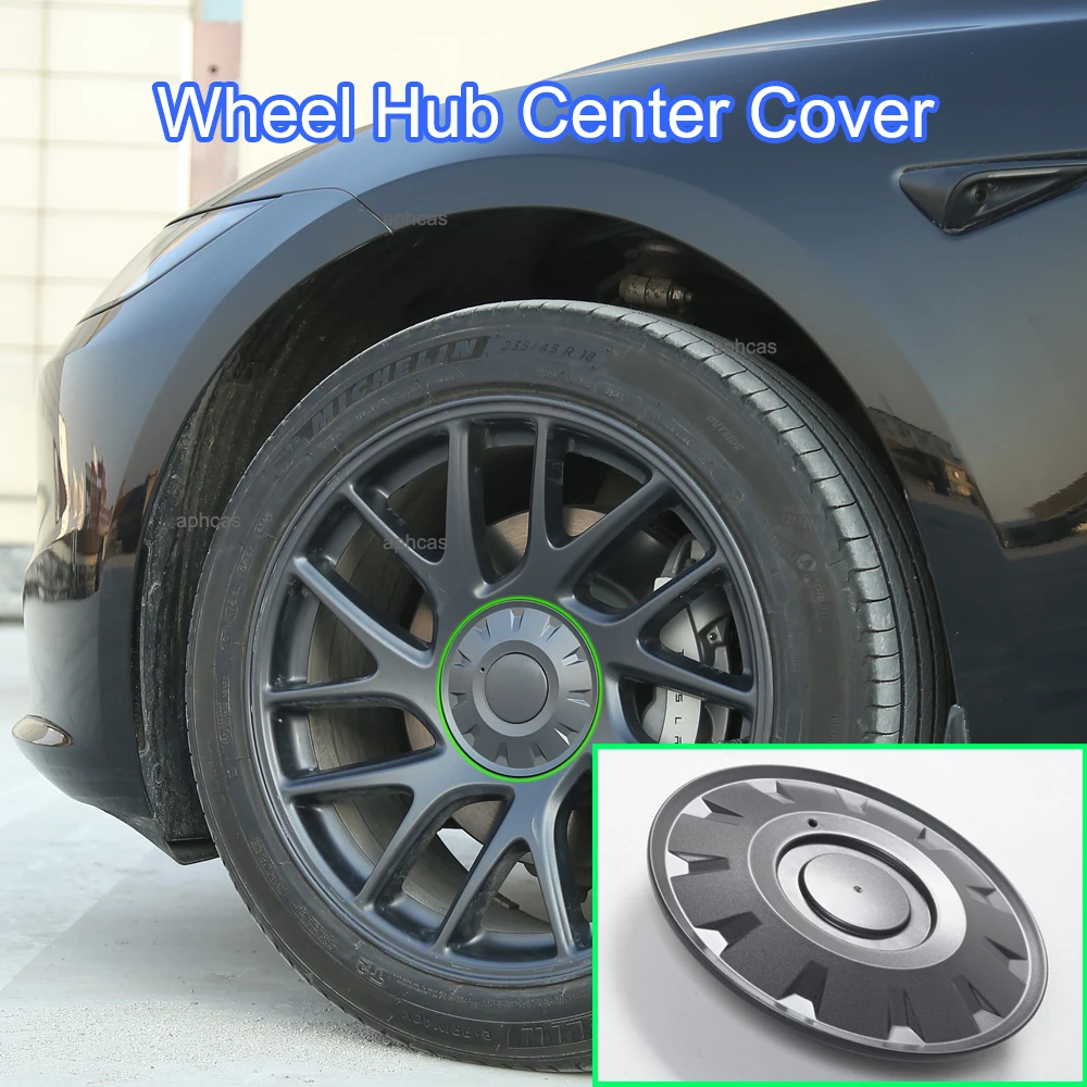 Copertura centrale del mozzo 4 pezzi per Tesla Model 3 Highland mozzo della ruota copertura centrale del pneumatico accessori per la modifica