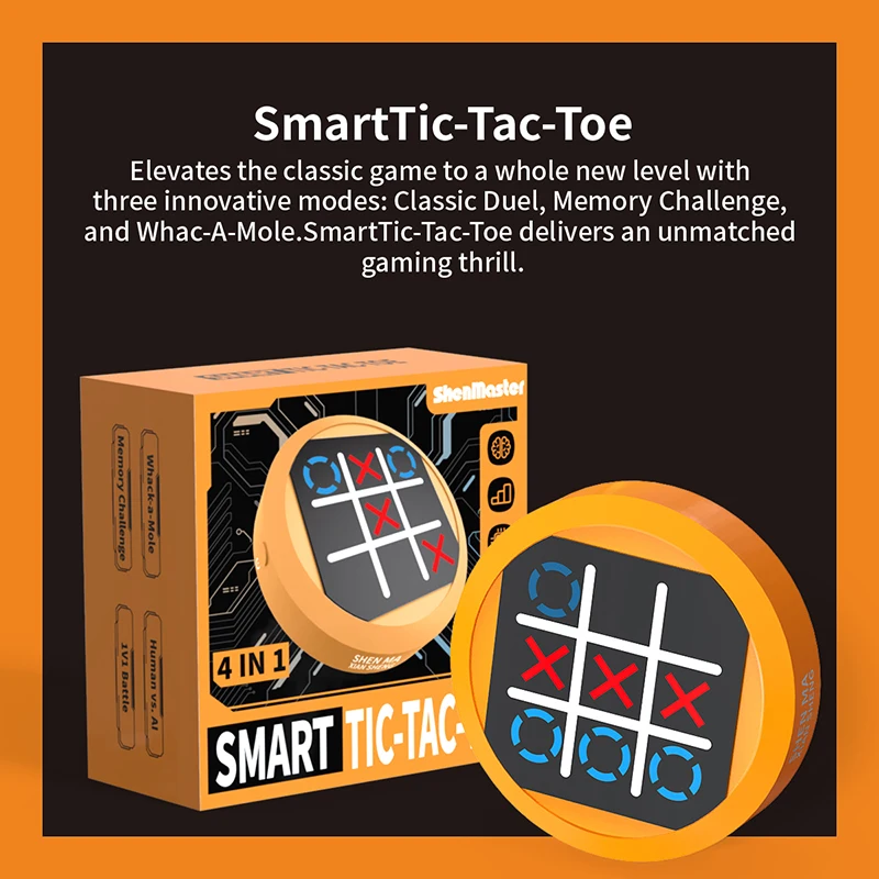 Super Electronic Logic Game Multi-Mode Checkers Memory Training Four-In-One Chessboard Multifunctional Game Machine Toy