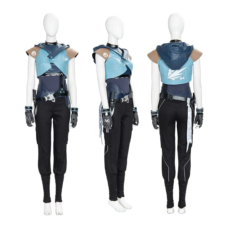 [Personalizado] juego Cosplay Valorant Jett disfraz Halloween carnaval traje Sexy mujeres adultas traje de fiesta elegante conjunto completo