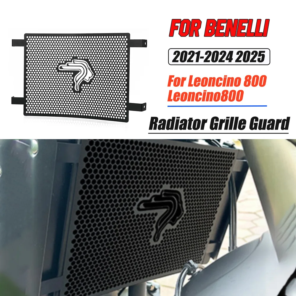 

Motocycle Radiator Grille Cover Water Tank Guard Protection For Benelli Leoncino 800 Leoncino800 2021 2022 2023 2024 2025