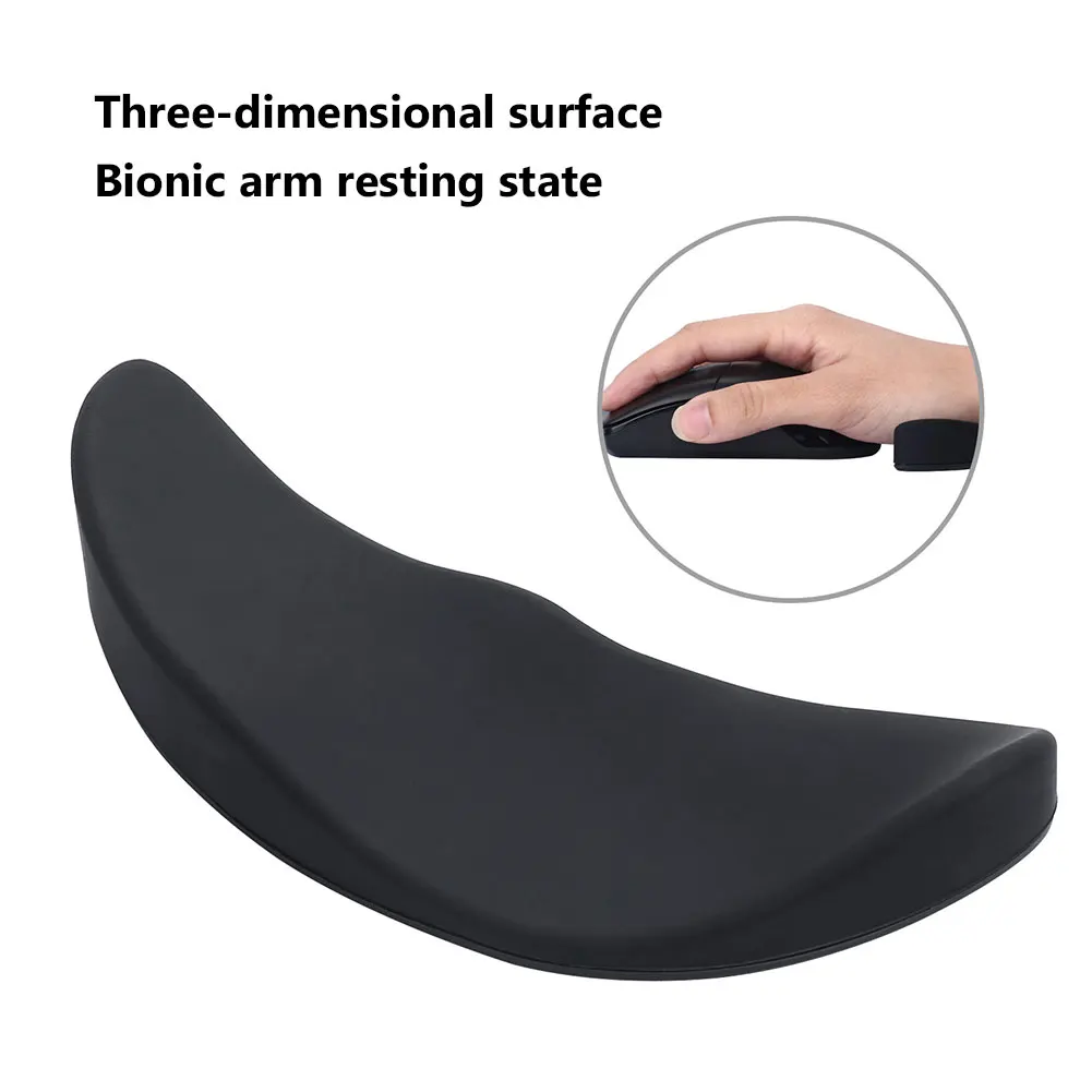 Ergonomik Mouse Pad bilek Pad silikon el yastık yumuşak ped Palm el bilek desteği Mat bilgisayar Mousepad ofis oyun PC için
