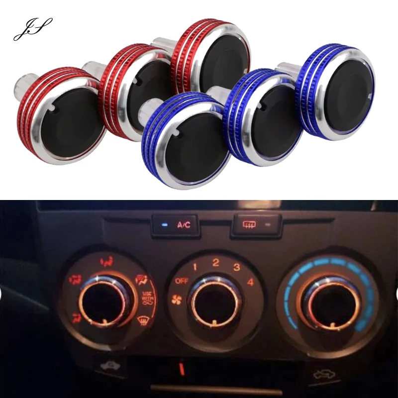 Car AC Heater Climate Control Knob Panel Switch Knobs Air-con Buttons for Nissan New Sunny March Latio Almera Versa N17 K13 E12