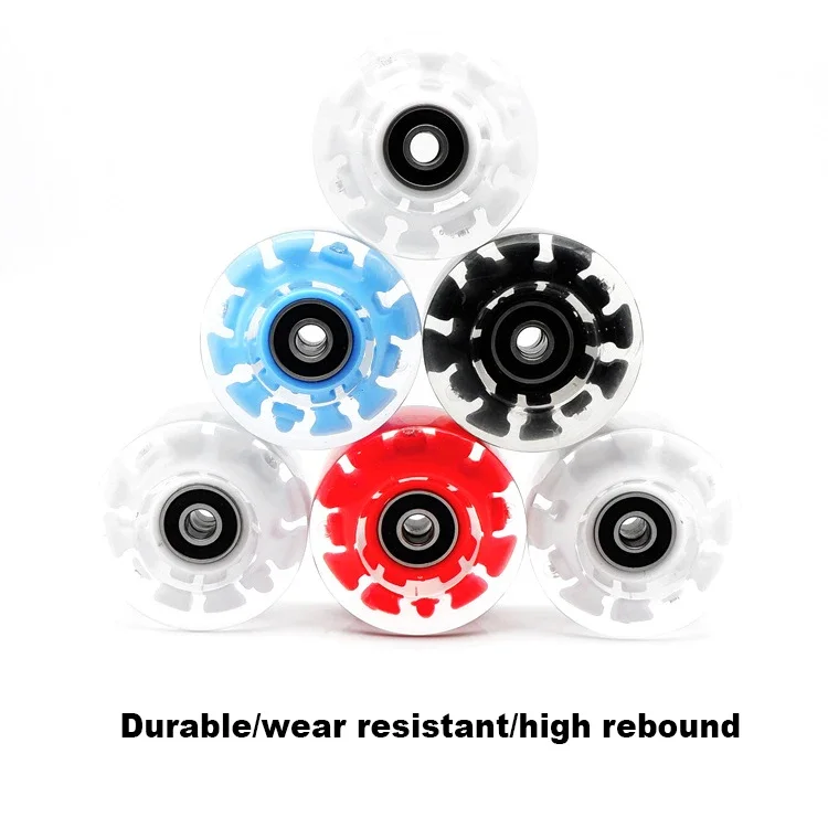 Flashing LED Roller Skate Wheels with 3 Lights