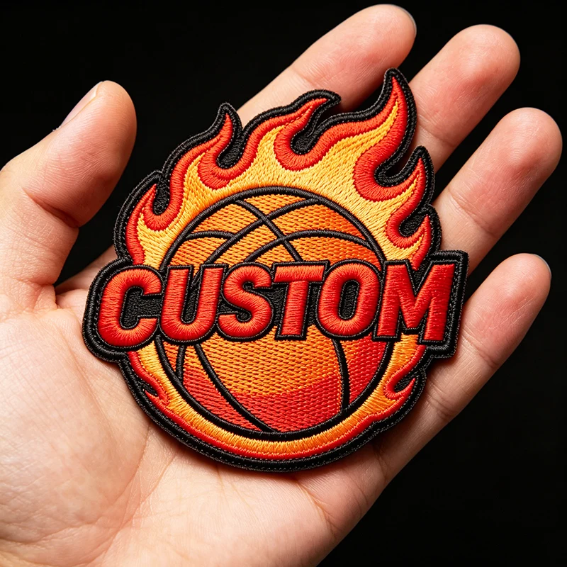 Maßgefertigte Bestickte Logo-Patches für Personalisierte Teams - Zum Aufbügeln/Klettverschluss - DIY Ihr Design, Gewebt, Bedruckt, PVC, Chenille-Stoff