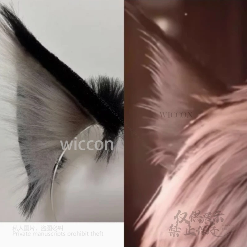 Gioco Love And Deepspace Sylus Costume Cosplay Kawaii Orecchie di gatto Tornante Coda Fursuit Orecchie nere/gialle Puntelli Festa di Halloween Uomini